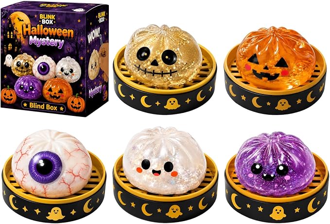 ๐ฅ70% OFF TODAY๐ Halloween Steamed Bun Squishy Mystery Box Toy