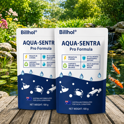 Billhol® Aqua-Sentra Pro Formula– End Algae Nightmares, Restore Your Pond’s Beauty Fast!🔴