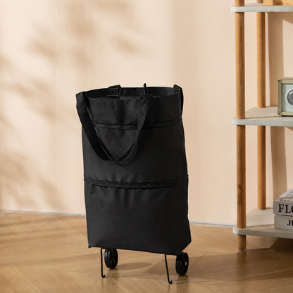 ❤Last Day 70% OFF🛒Ivosoma® Foldable 2-in-1 Rolling Shopping Bag🌊