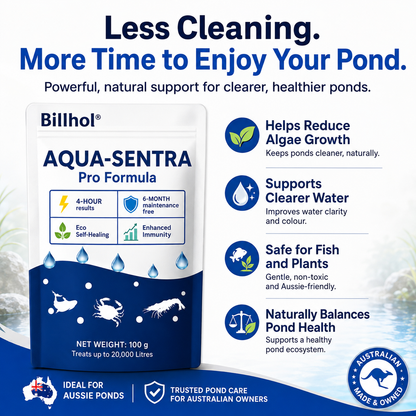Billhol® Aqua-Sentra Pro Formula– End Algae Nightmares, Restore Your Pond’s Beauty Fast!🔴