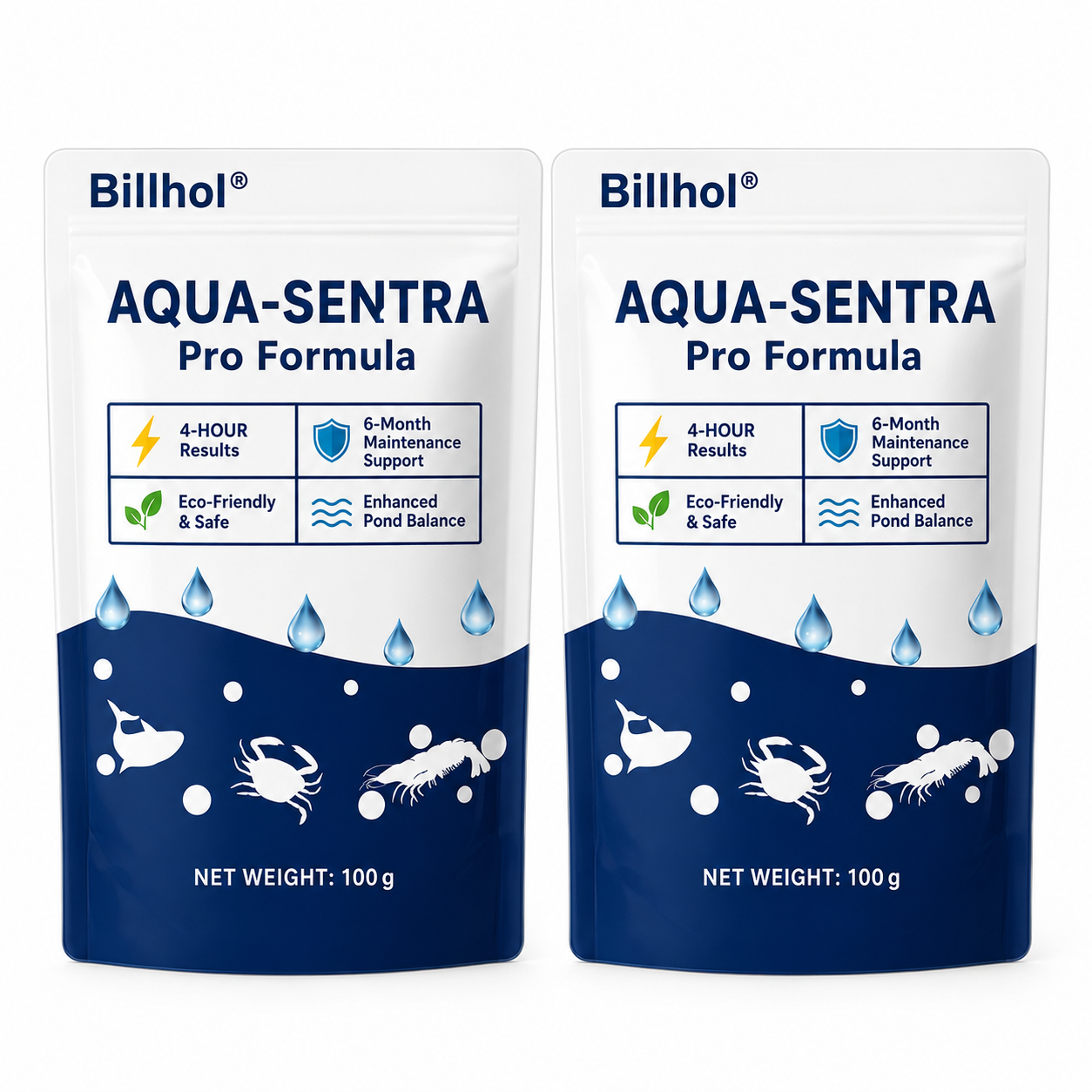Billhol® Aqua-Sentra Pro Formula– End Algae Nightmares, Restore Your Pond’s Beauty Fast!🔴