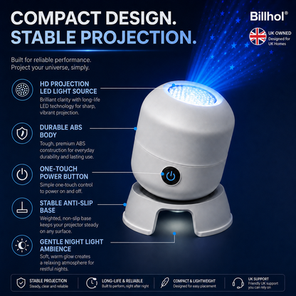 🔥Last day 70%off丨Billhol® Night Light Projector — Smart 5D Holographic Starry Sky & Ocean Projector 🐦‍🔥