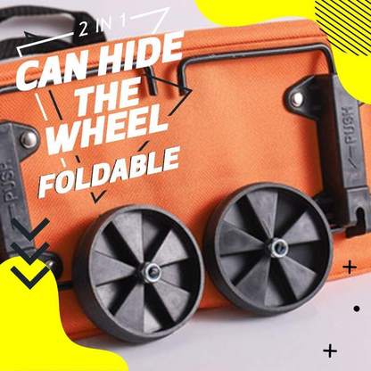❤Last Day 70% OFF🛒Ivosoma® Foldable 2-in-1 Rolling Shopping Bag🌊