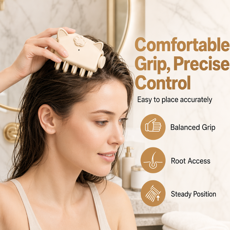 🎉48K+ Sold 💇 Wireless Heated Volumizing Root Lift Clip, Portable Travel Hair Styling Tool for Flat Fine Hair🔴