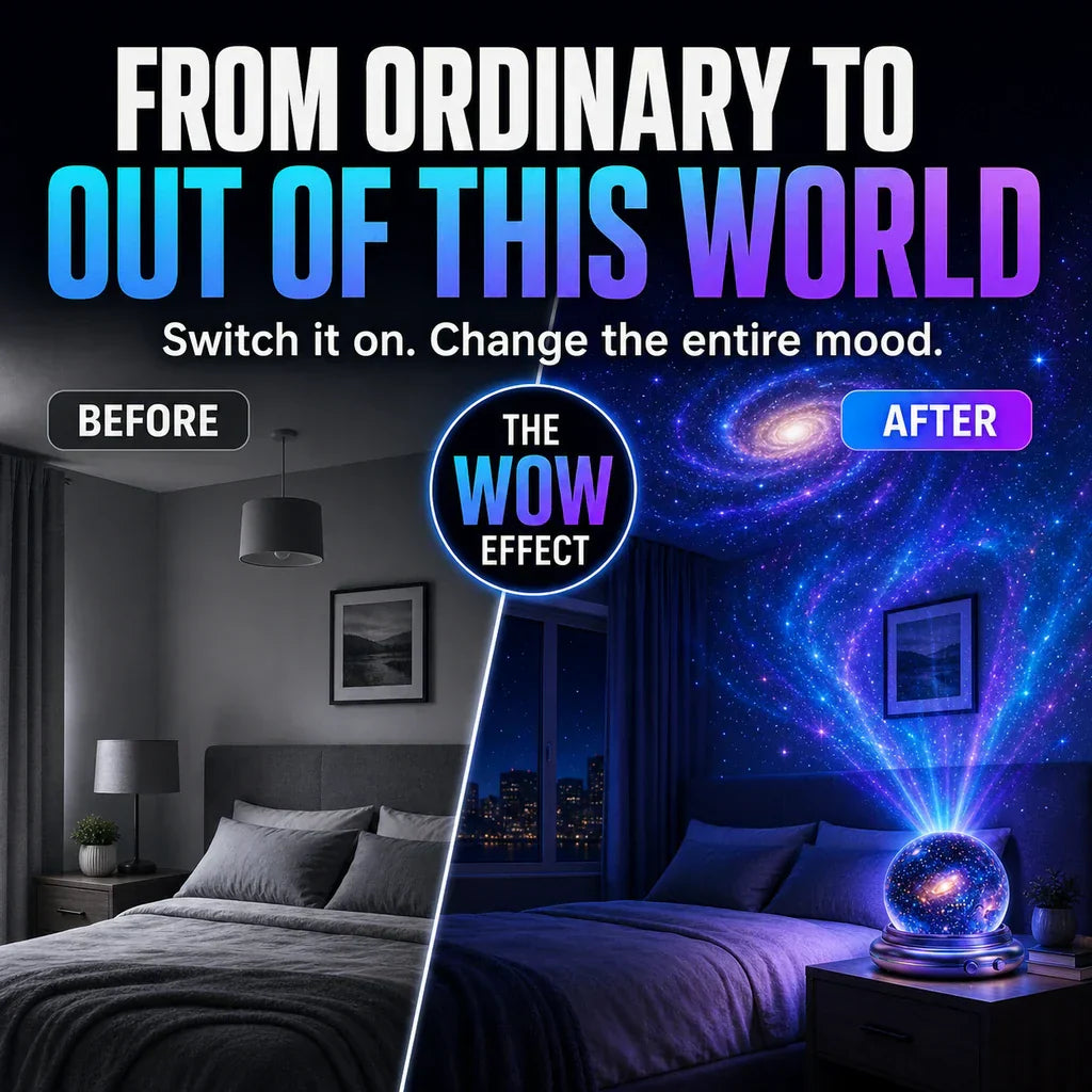 Topacme® Smart Dynamic 5D Galaxy & Ocean Atmosphere Projector Night Light™